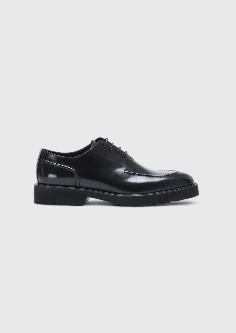 Black Leather Shoes - 1