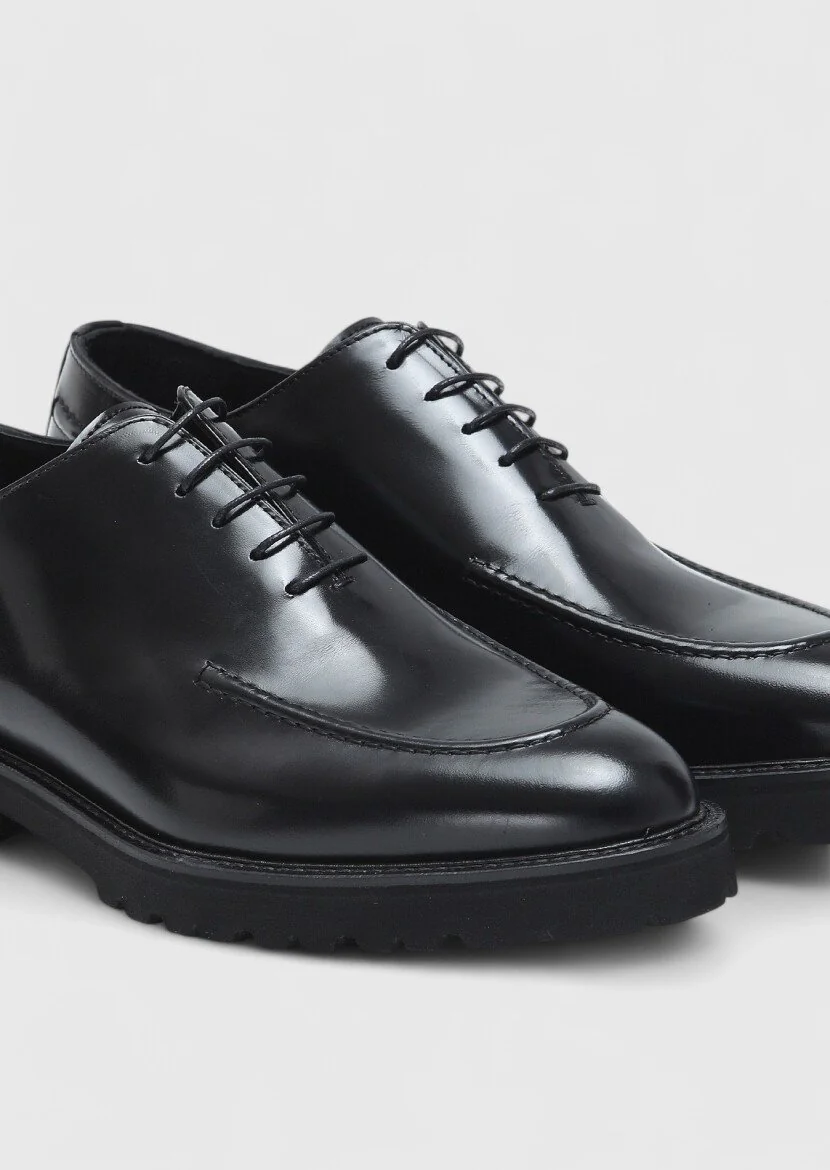 Black Leather Shoes - 3