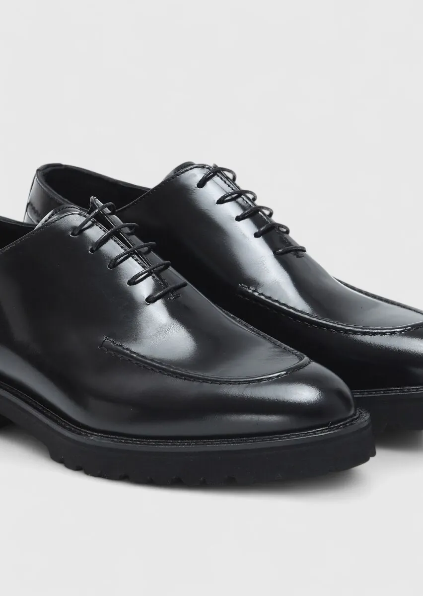 Black Leather Shoes - 3