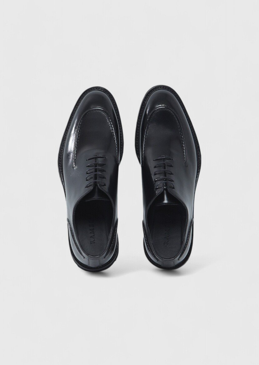 Black Leather Shoes - 6