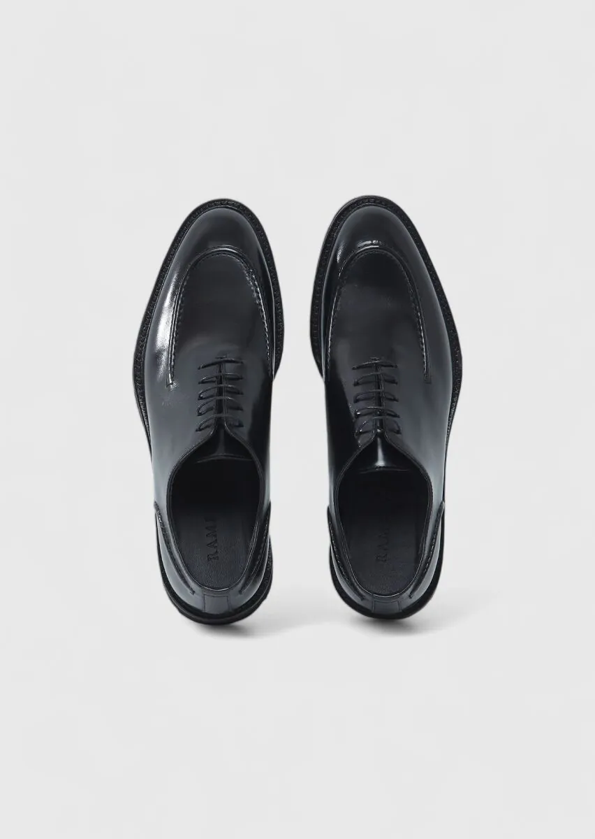 Black Leather Shoes - 6