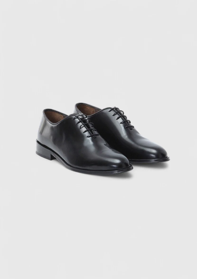 Black Leather Shoes - 2