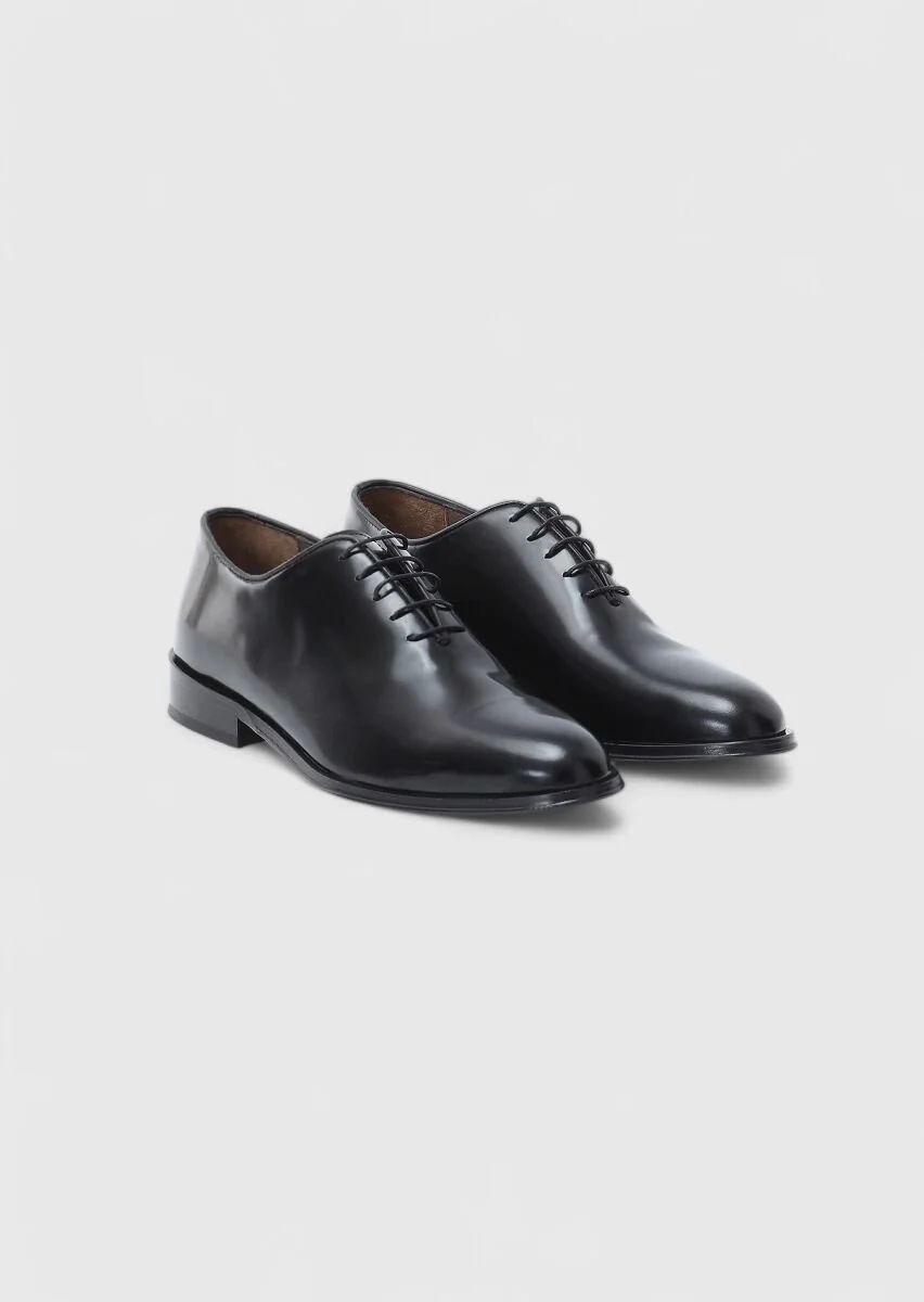 Black Leather Shoes - 2
