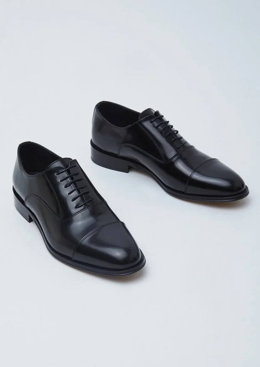 Black Leather Shoes - 3