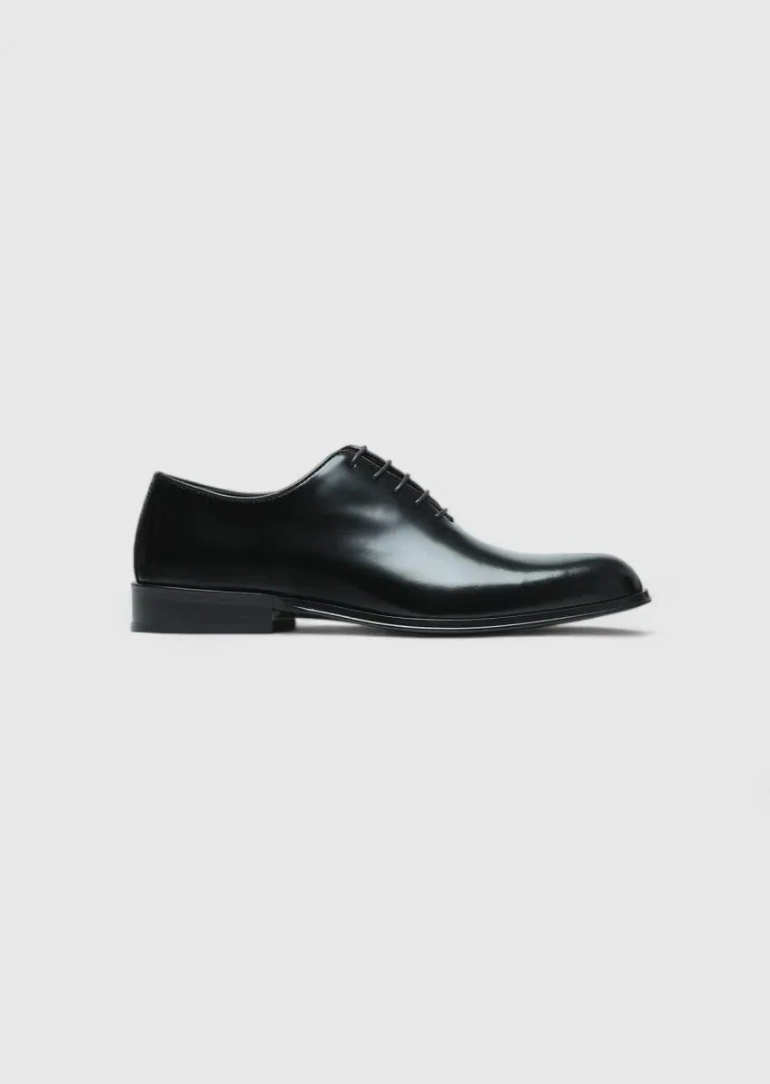 Black Leather Shoes - 1