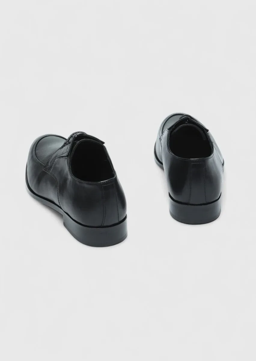 Black Leather Shoes - 5