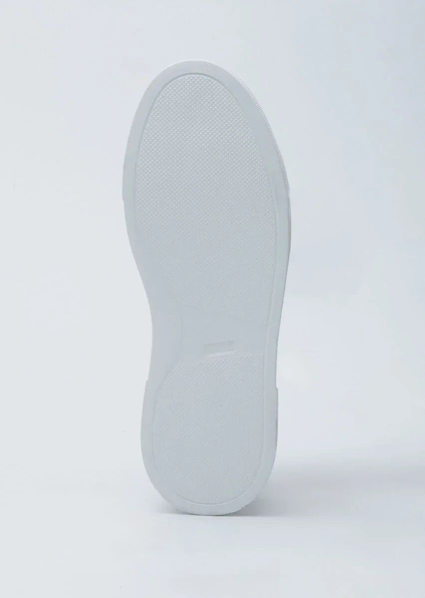 Black Leather Sport Sneaker - 4