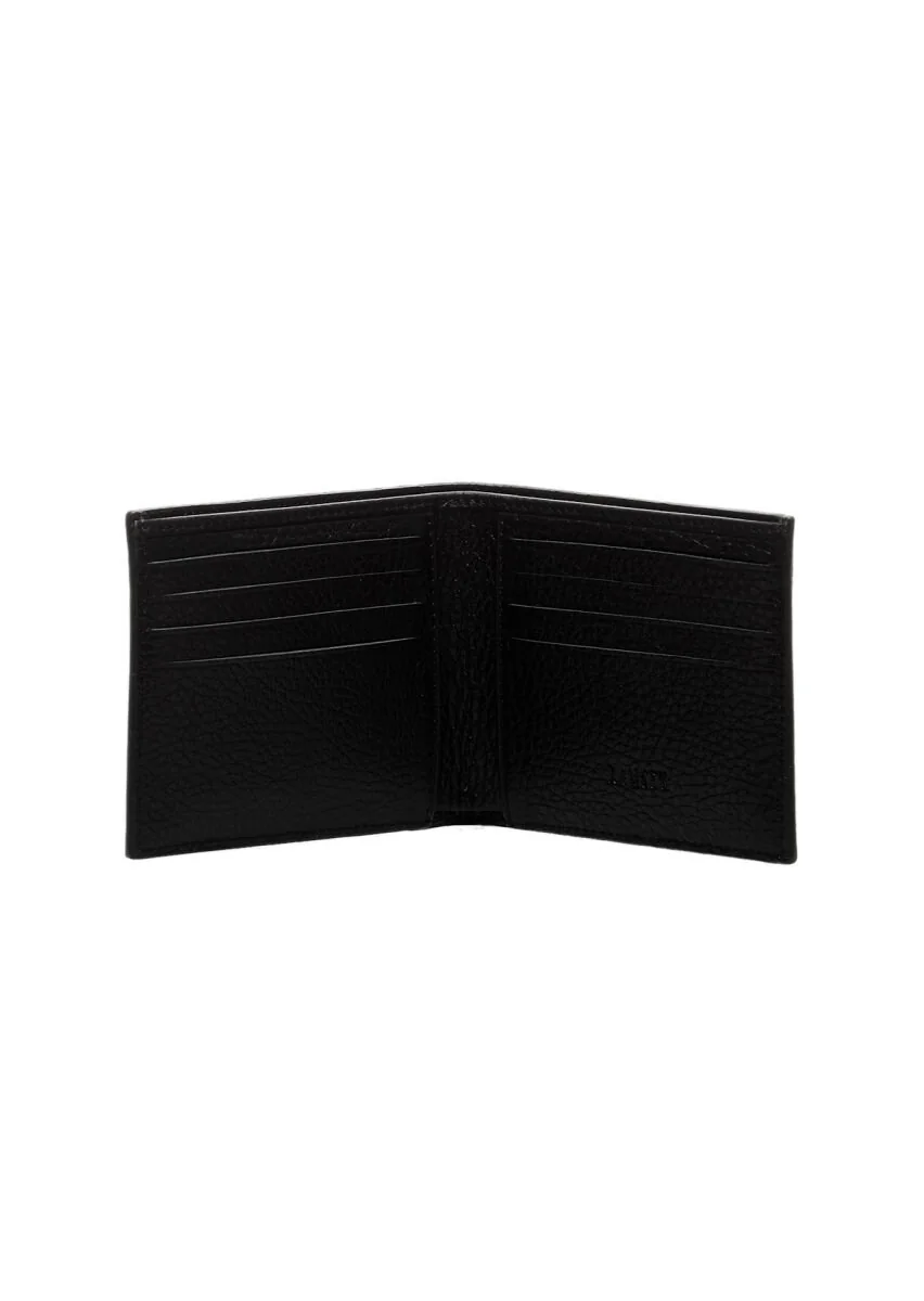 Black Leather Wallet - 2