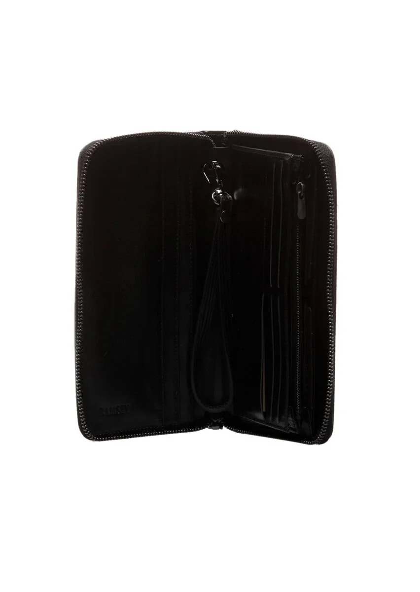 Black Leather Wallet - 2