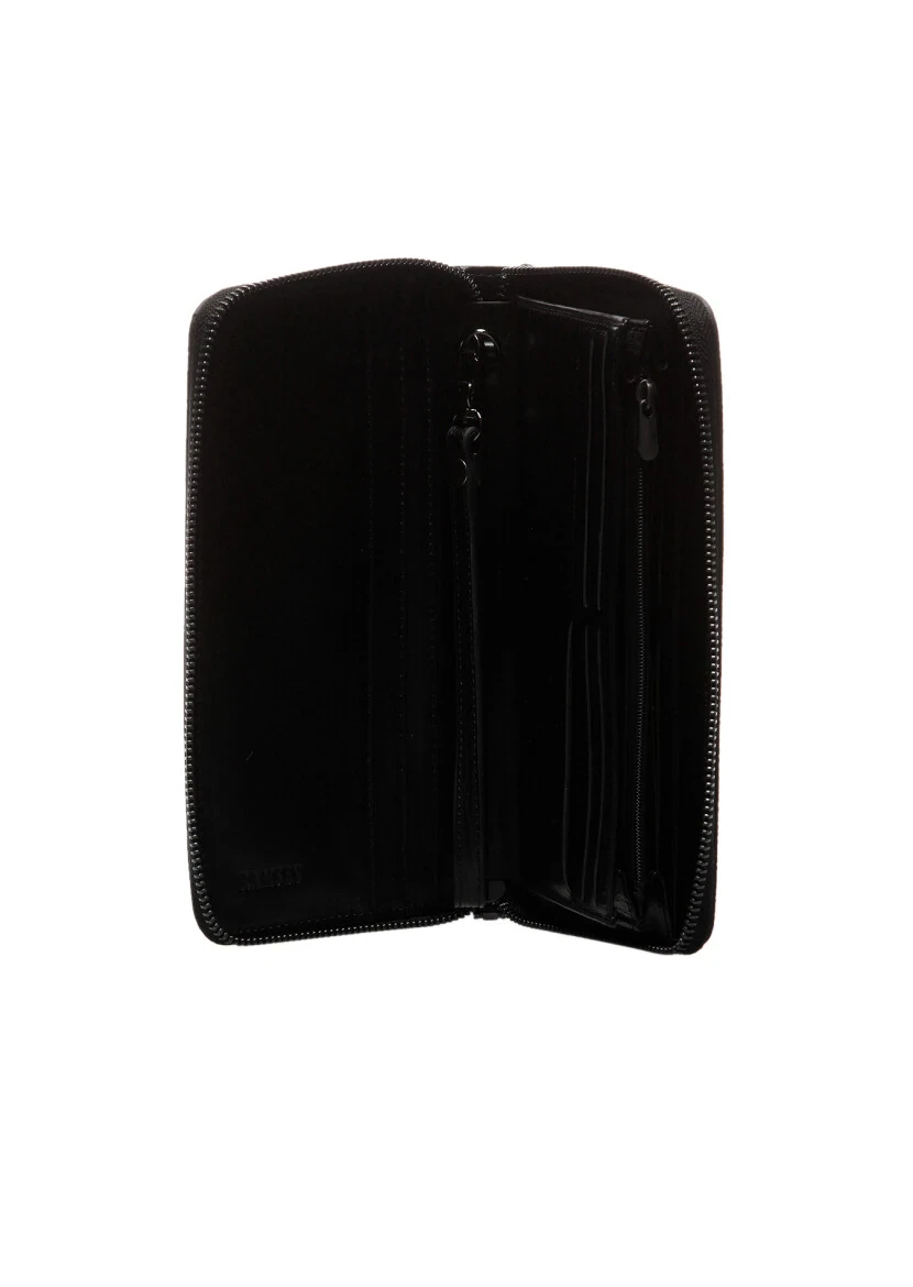 Black Leather Wallet - 3
