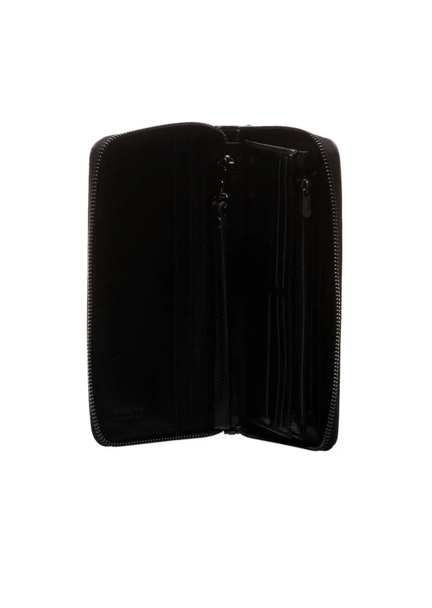 Black Leather Wallet - 3