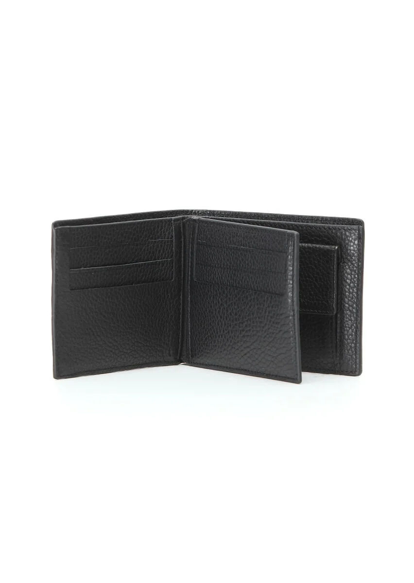 Black Leather Wallet - 2