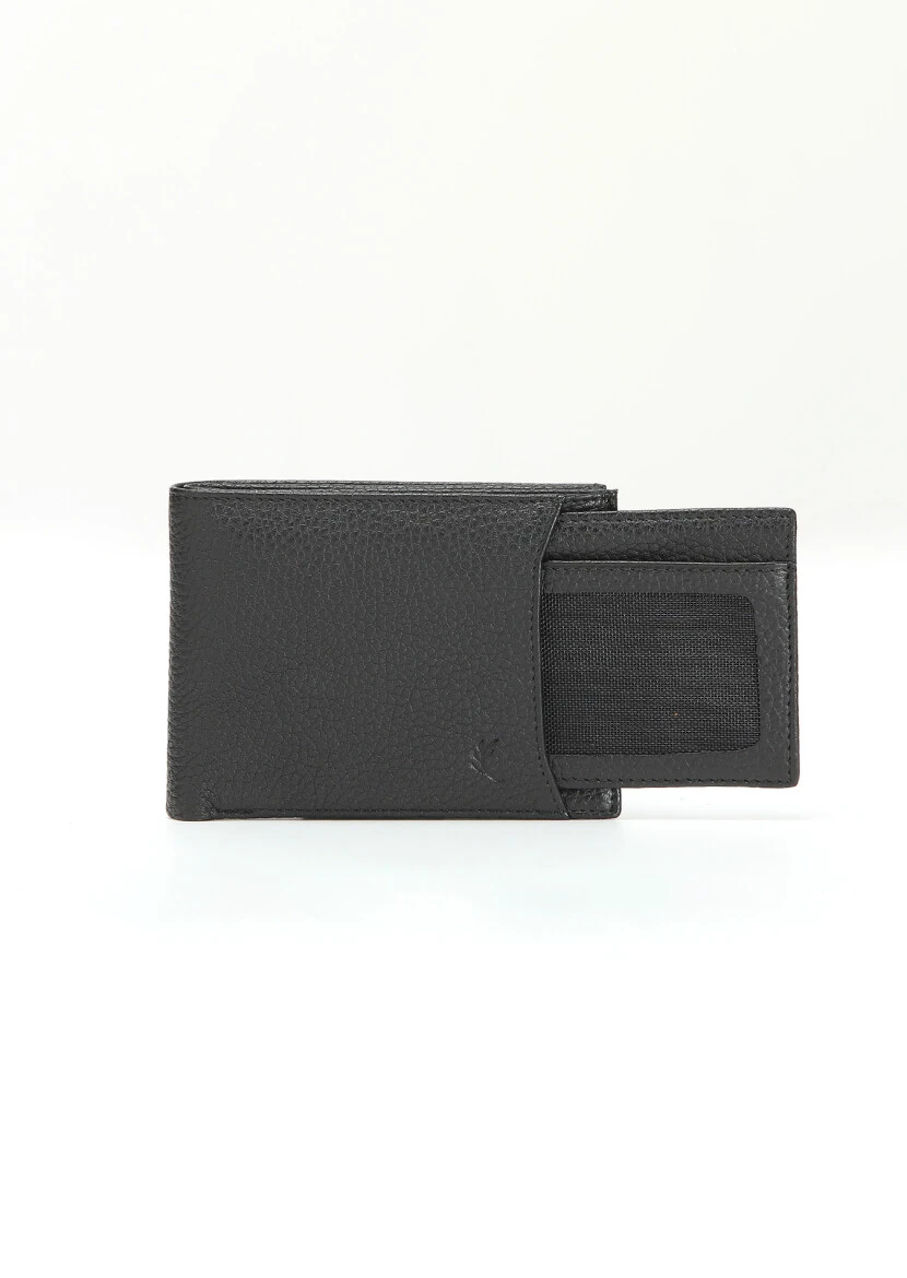 Black Leather Wallet 