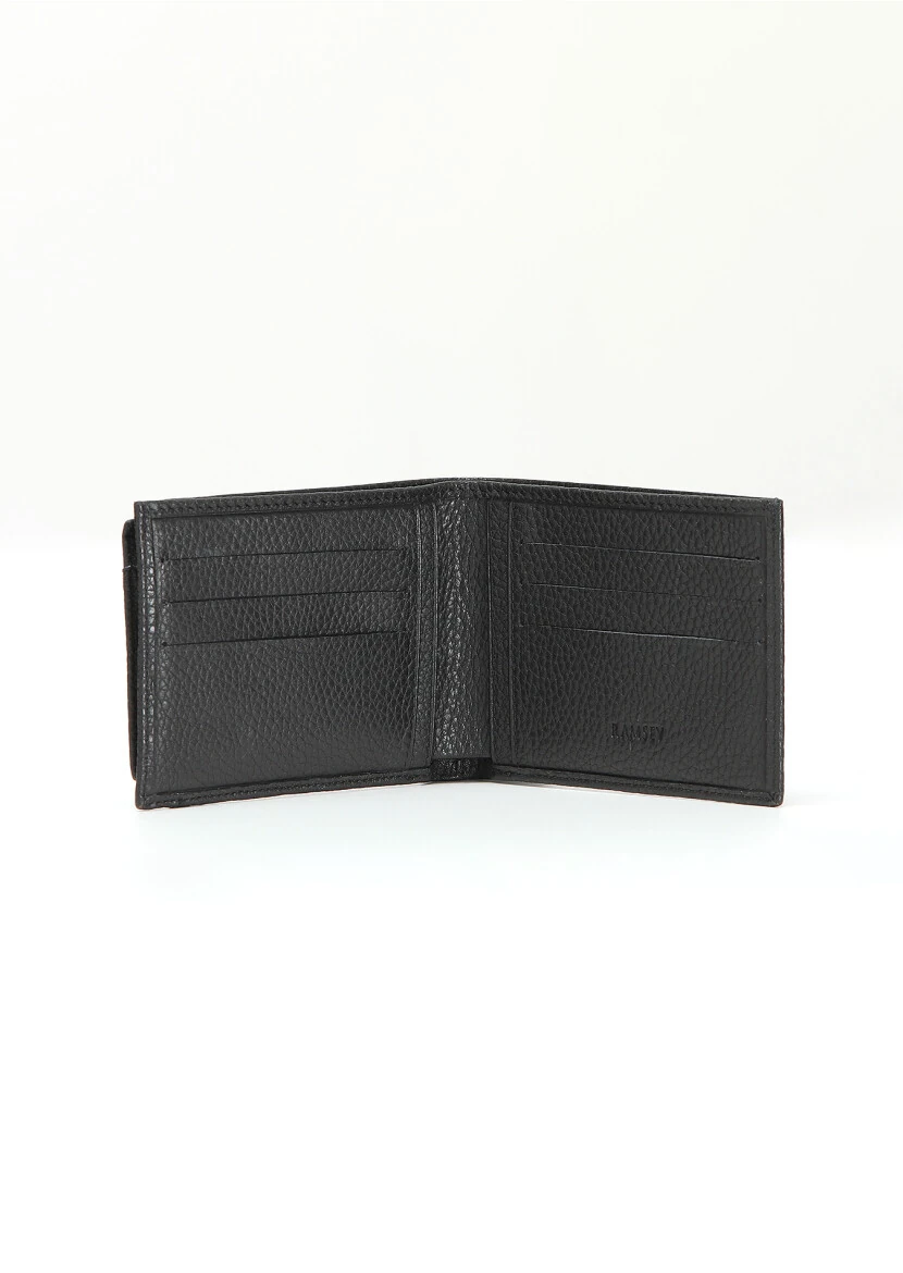 Black Leather Wallet - 4