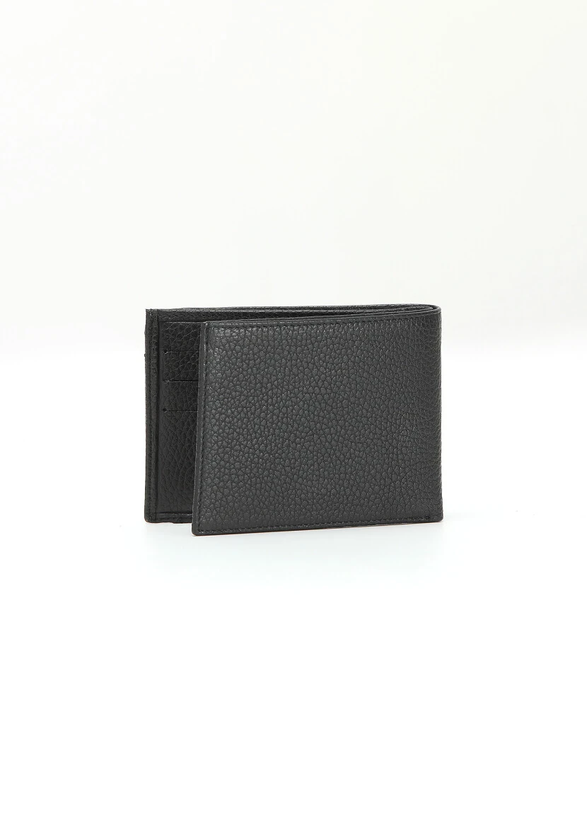 Black Leather Wallet - 5