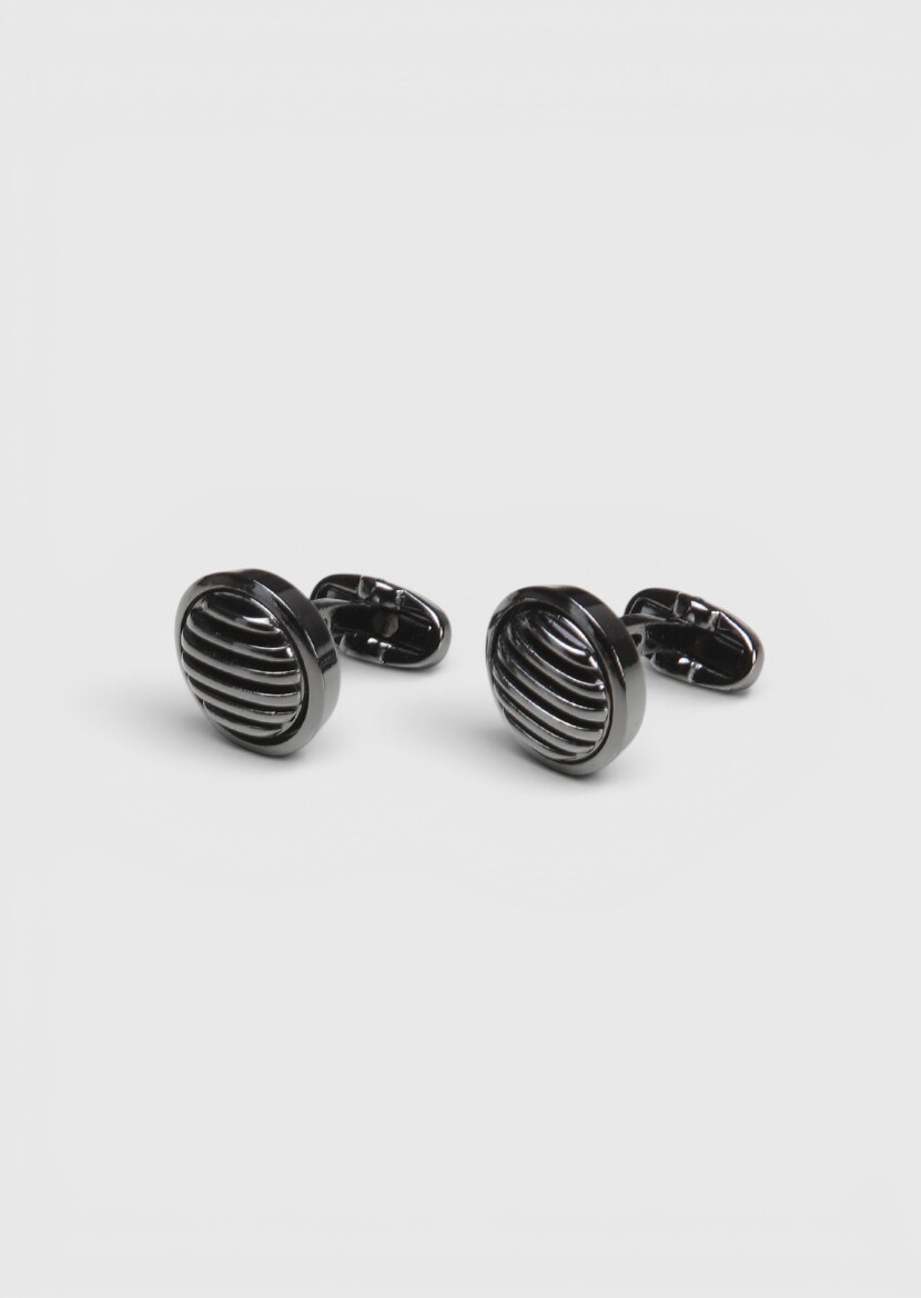 Black Metal Cuff Link - RAMSEY