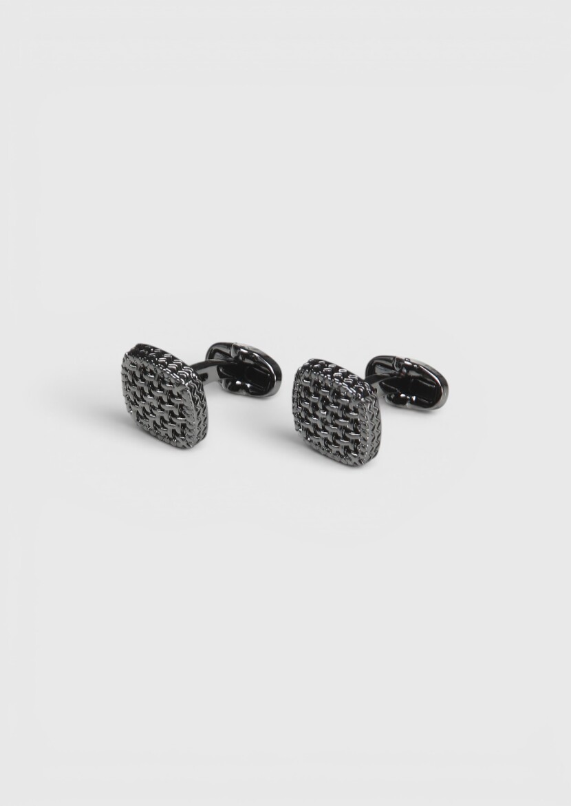 Black Metal Cuff Link - RAMSEY