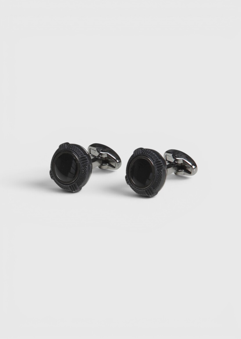Black Metal Cuff Link - RAMSEY