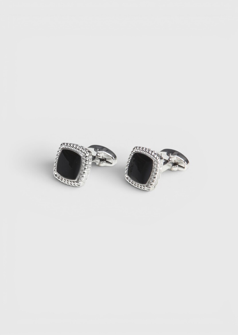 Black Metal Cuff Link - RAMSEY