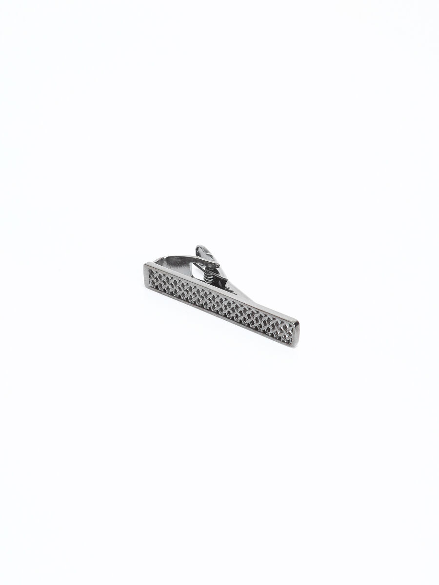 Black Metal Tie Needle - 1