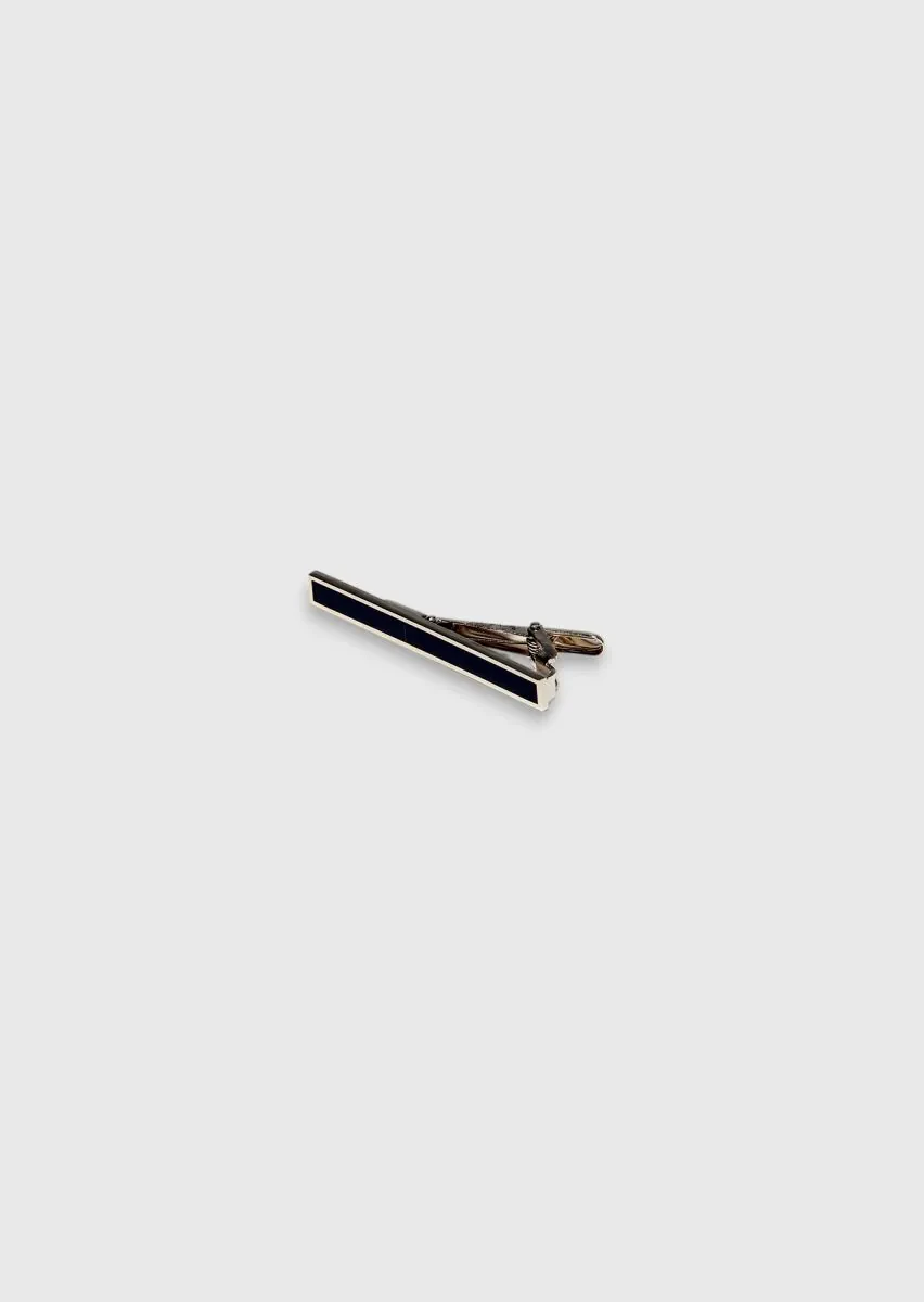 Black Metal Tie Needle - 1