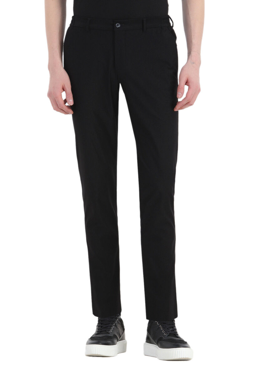 Black Micro Comfort Fit Suit - 4