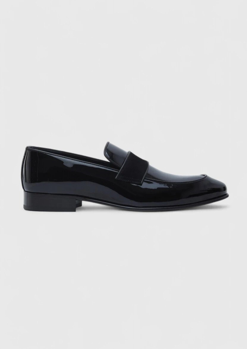 Black Patent Leather Classical Dress Shoes - RAMSEY