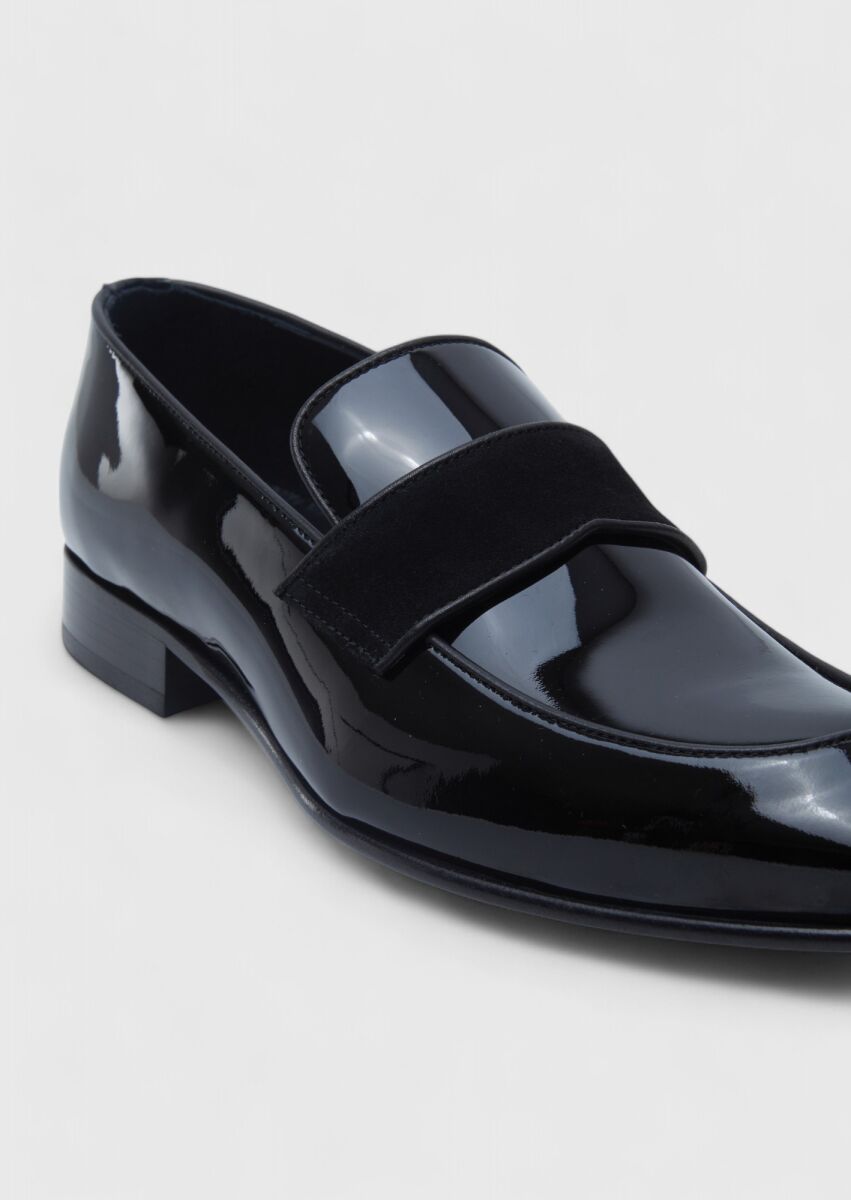 Black Patent Leather Classical Dress Shoes - 2