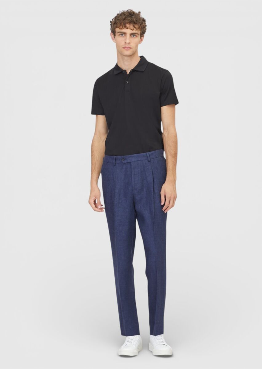 Black Plain 100% Cotton T-Shirt - 2