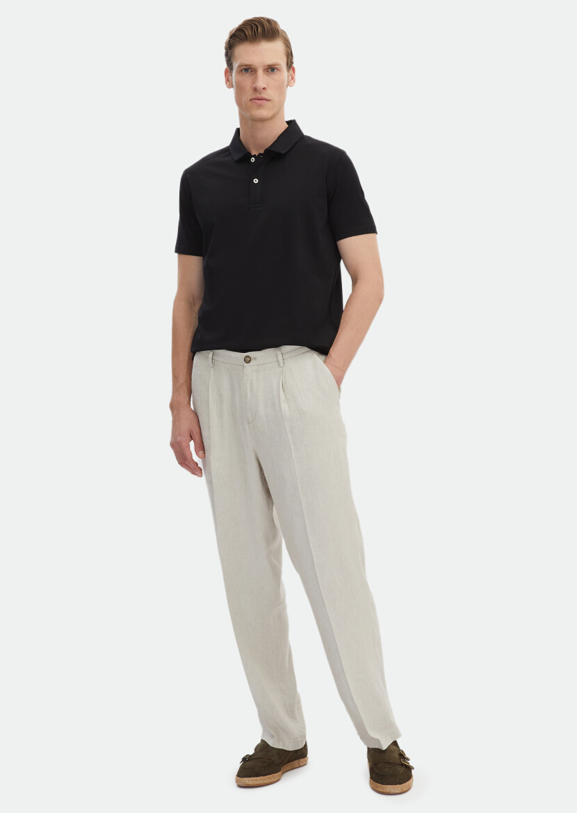 Black Plain 100% Cotton T-Shirt 