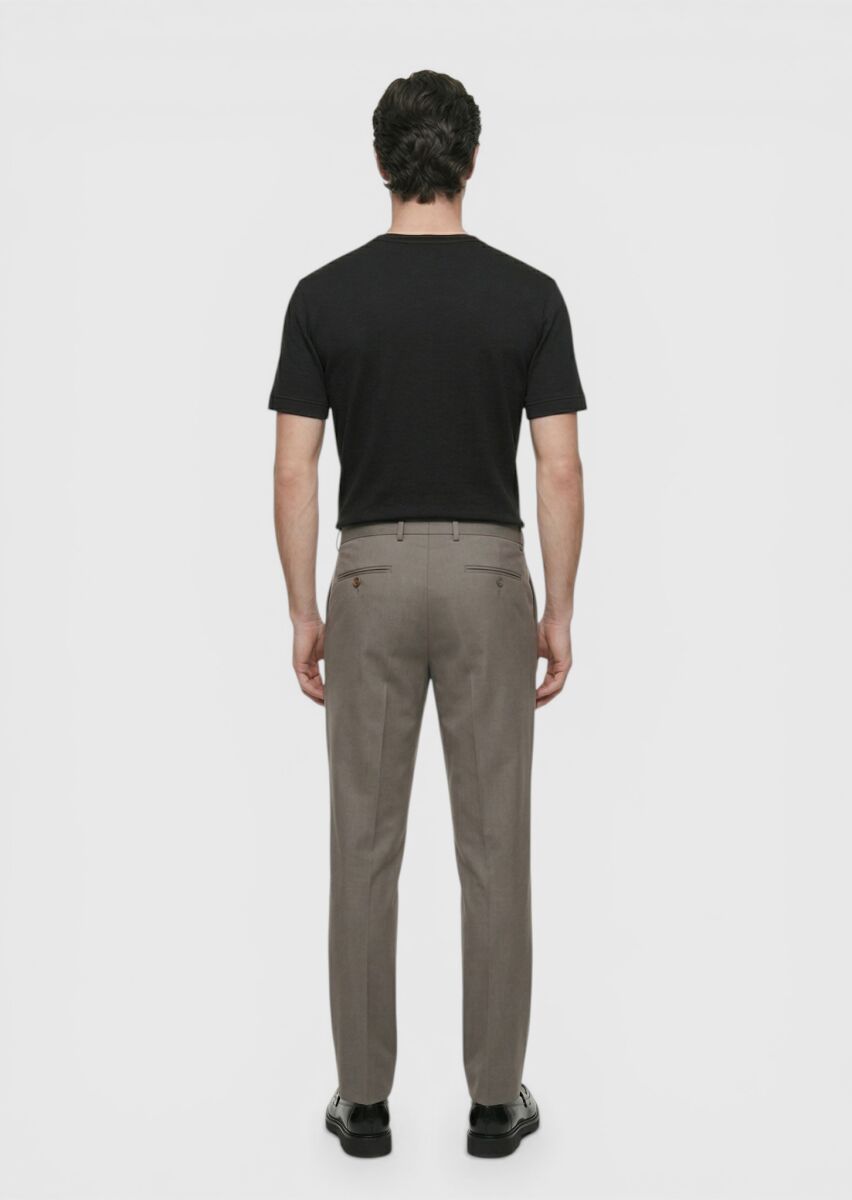 Black Plain 100% Linen T-Shirt - 4