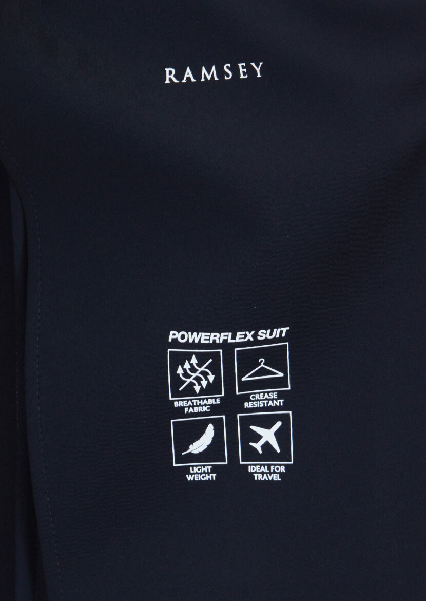 Black Plain Comfort Fit Suit - 4