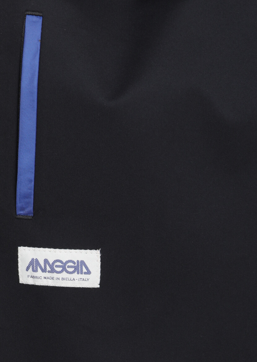 Black Plain Comfort Fit Suit - 7