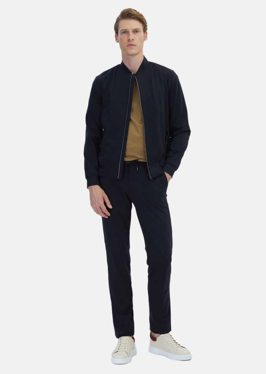 Black Plain Comfort Fit Suit - 2