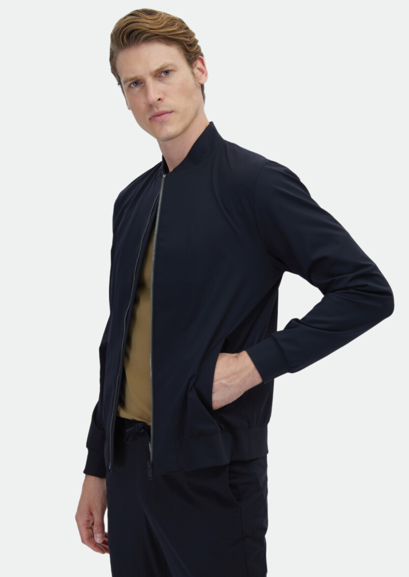 Black Plain Comfort Fit Suit - 3