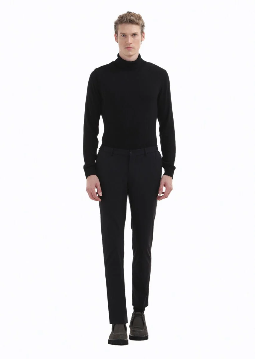 Black Plain Suit - 3
