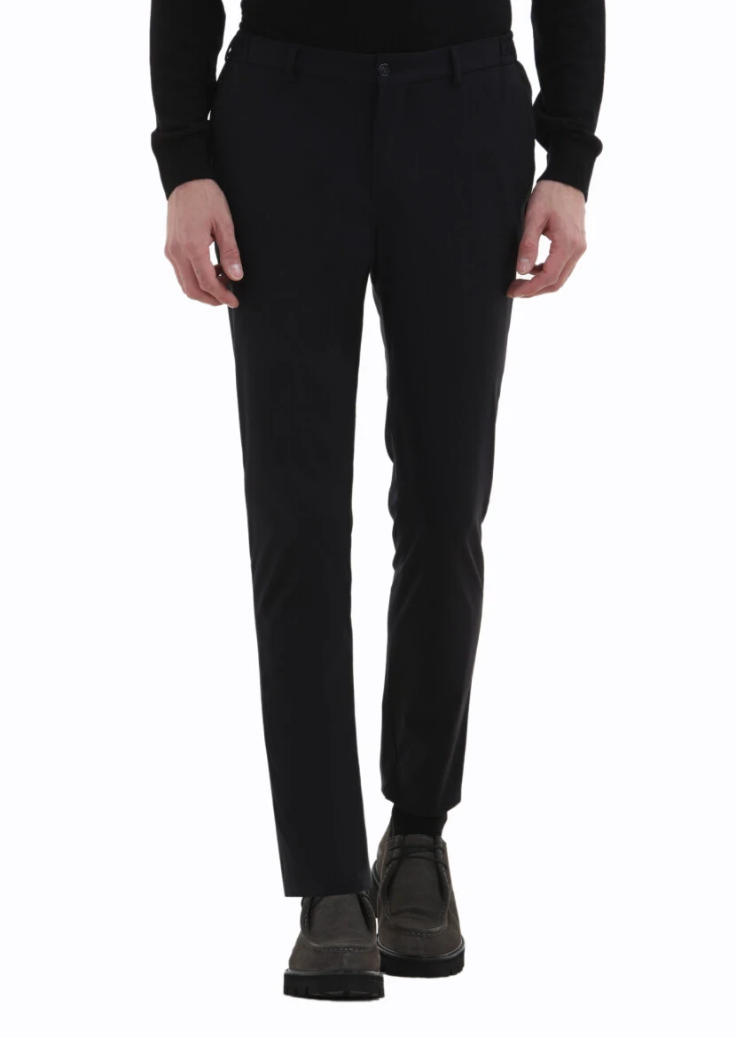 Black Plain Suit - 4