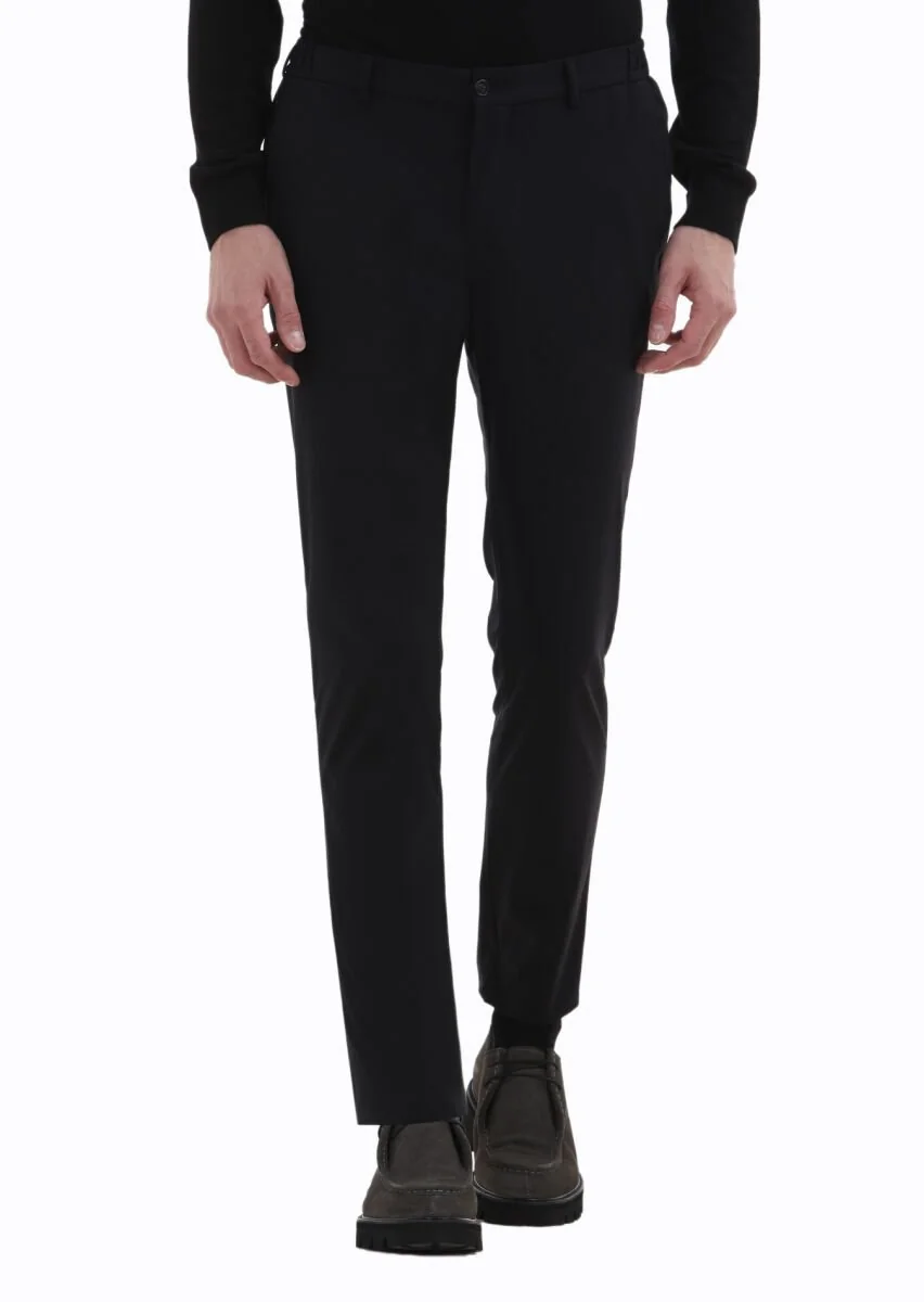 Black Plain Suit - 4