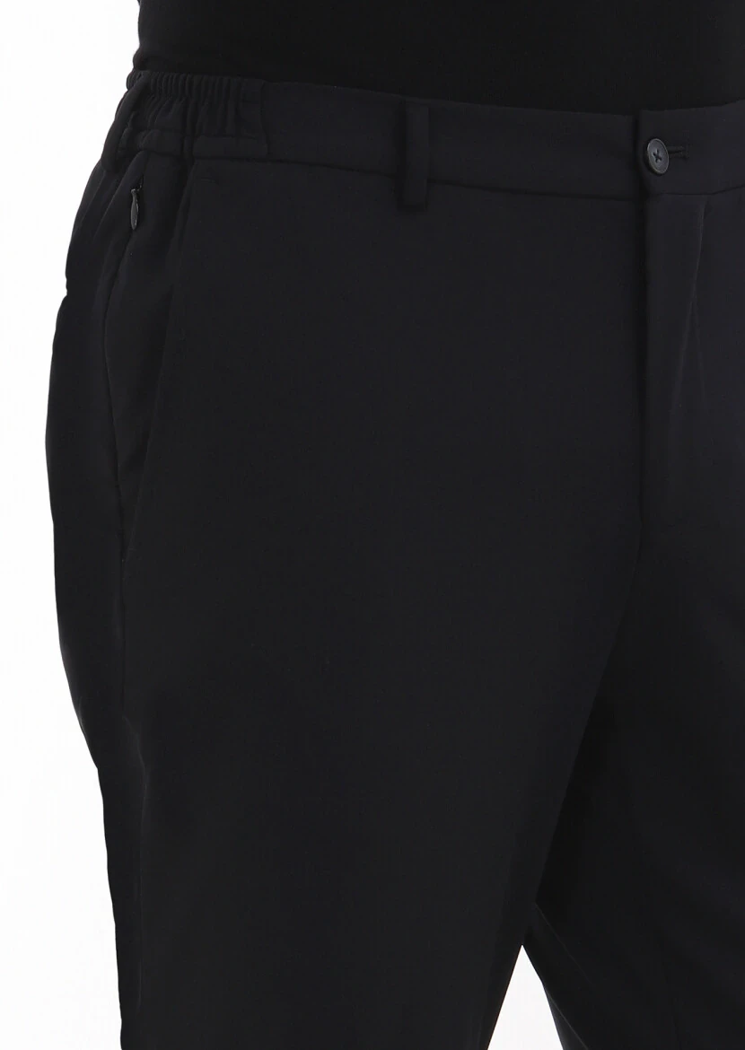 Black Plain Suit - 5