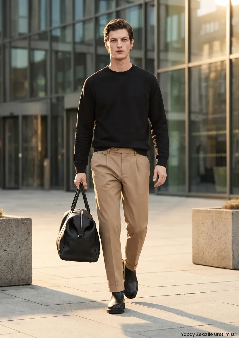 Black Plain Sweatshirt - RAMSEY
