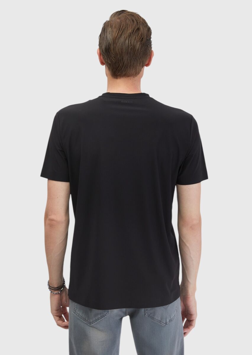 Black Plain T-Shirt - 6