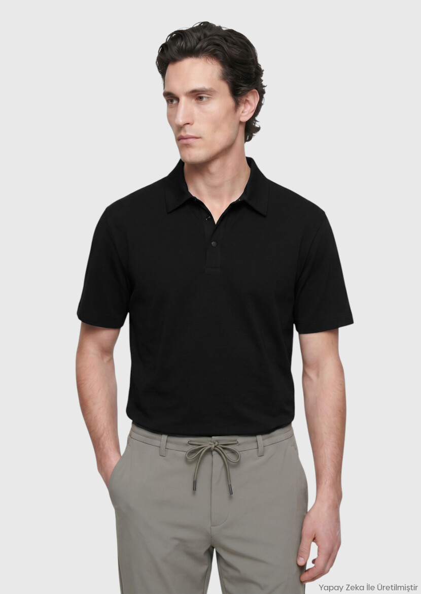 Black Plain T-Shirt - RAMSEY