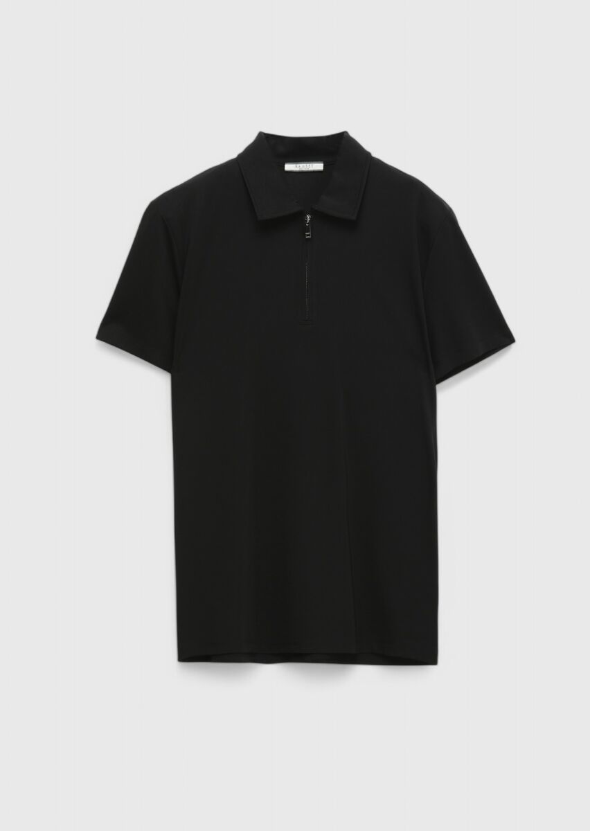 Black Plain T-Shirt - 6