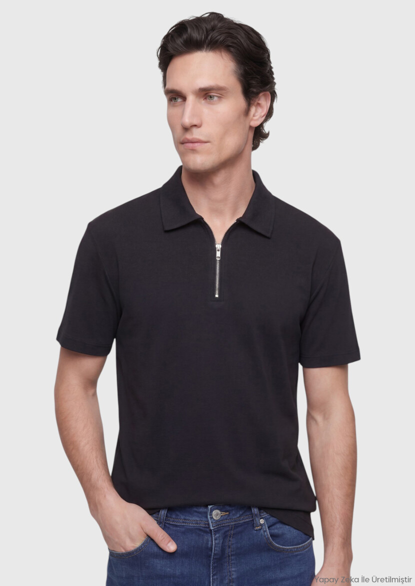 Black Plain T-Shirt - RAMSEY