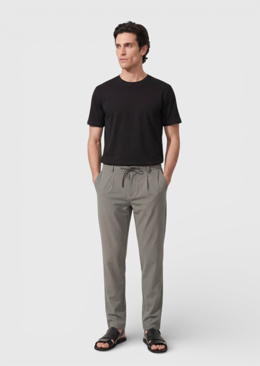 Black Plain T-Shirt - 2