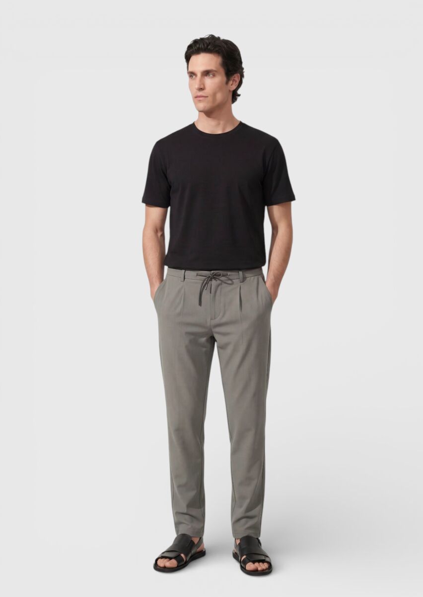 Black Plain T-Shirt - 2