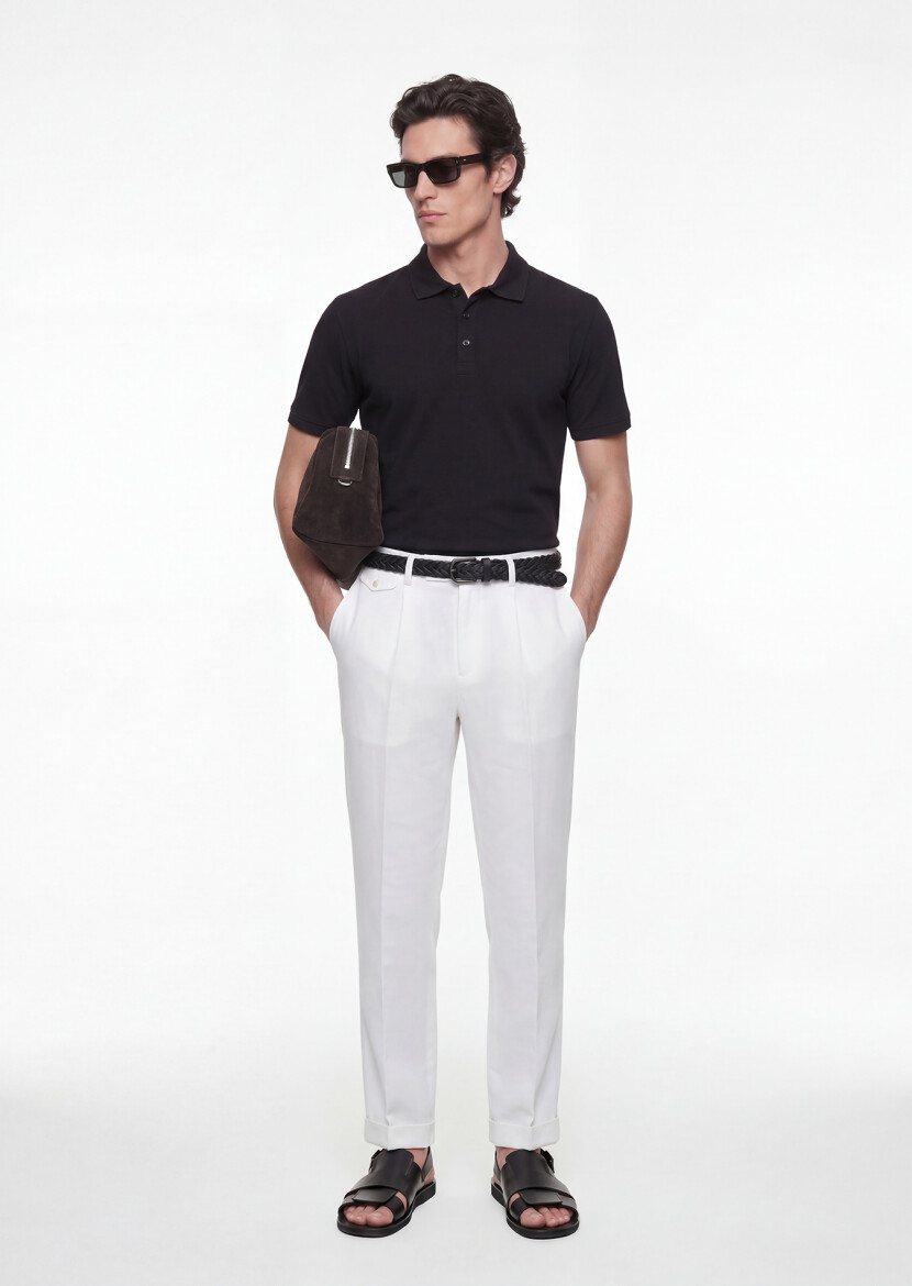 Black Plain T-Shirt - RAMSEY