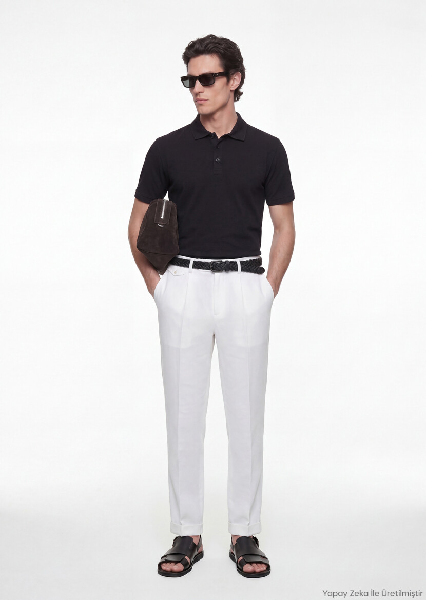 Black Plain T-Shirt - RAMSEY