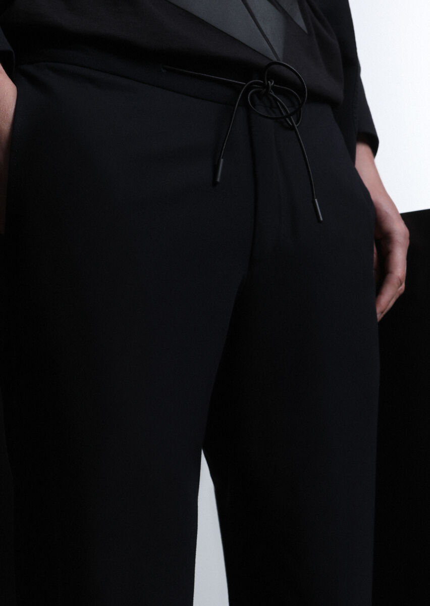 Black Plain Zeroweight Slim Fit Suit - 3