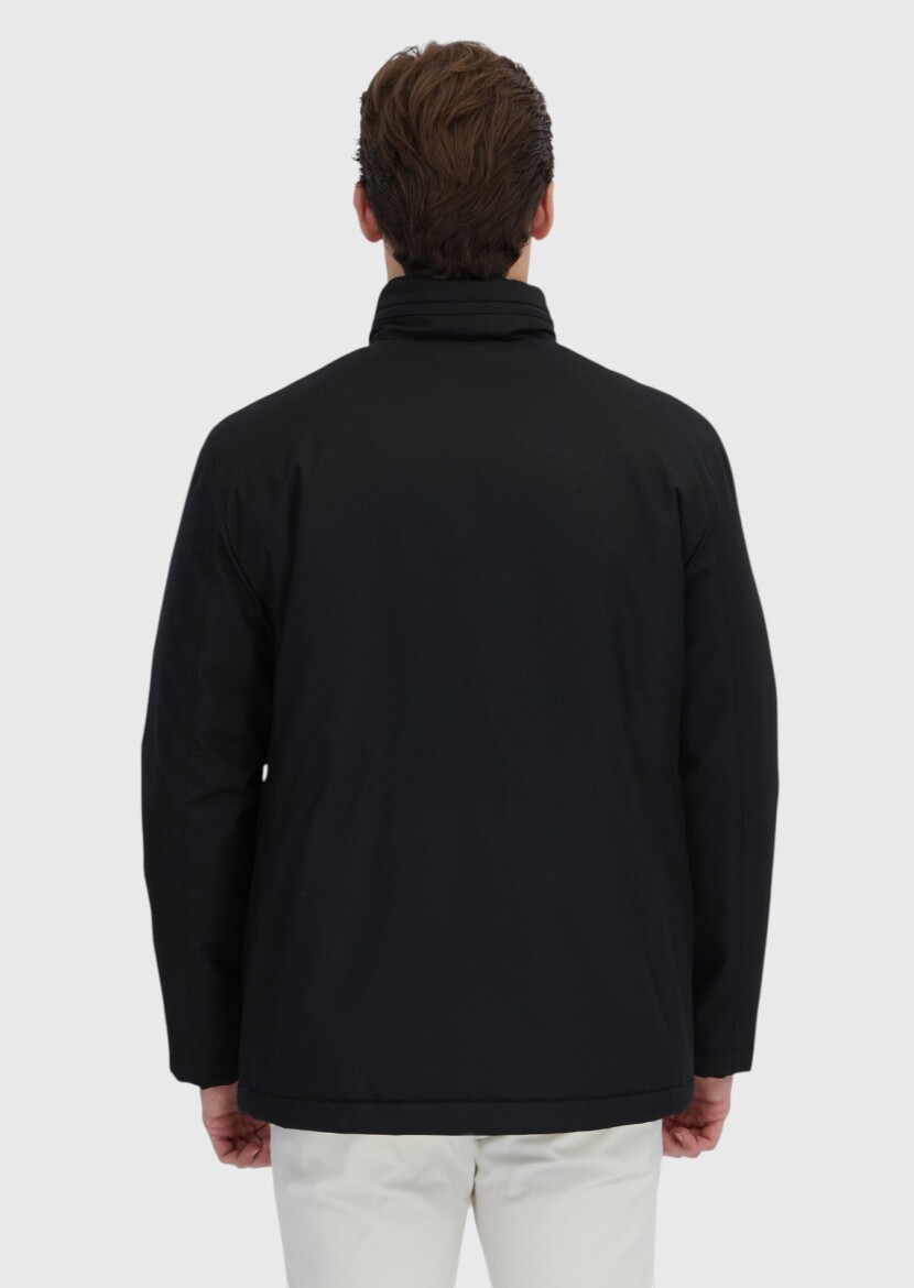 Black Regular Fit Lightweight Jacket - 6